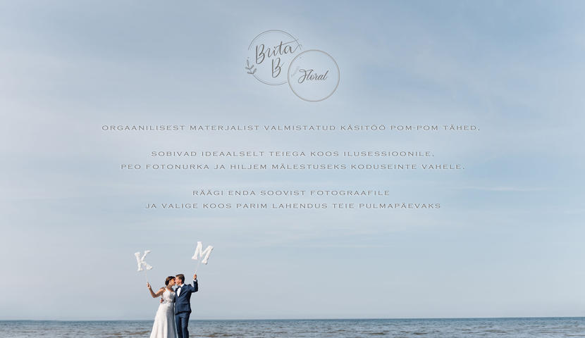 Brita B x Floral Tallinn Brita B | Pulmafotograaf ja droonipiloot
