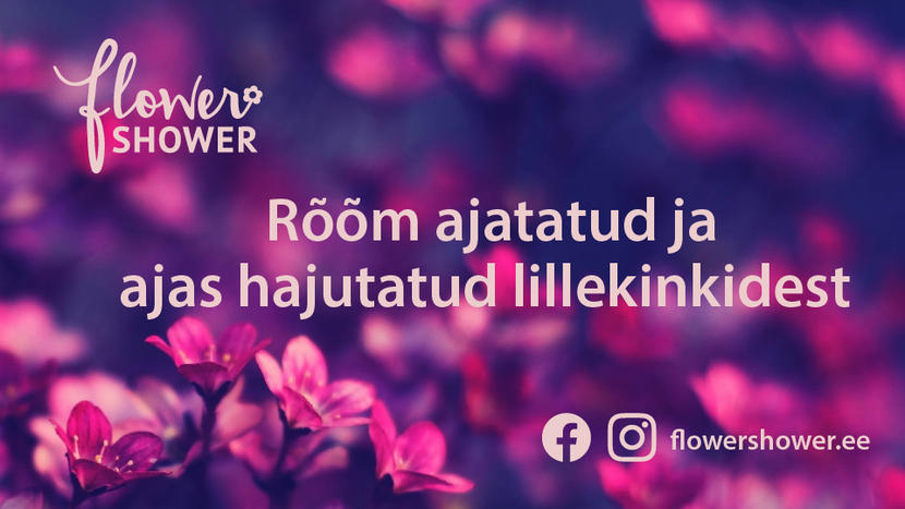 FlowerShower - ajatatud ja ajas hajutatud pulmapäeva lillekingid FlowerShower - ajatatud ja ajas hajutatud pulmapäeva lillekingid
